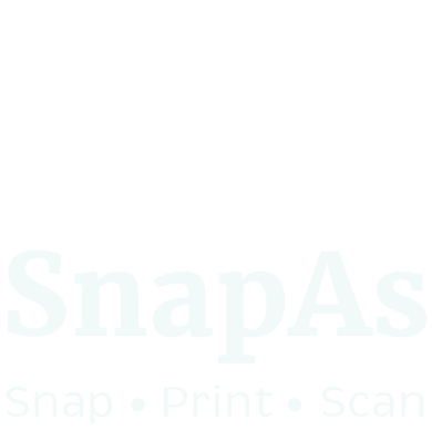 Snapas full logo white